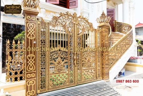 Nhận thi công cổng biệt thự giá đẹp tại Hà Nội