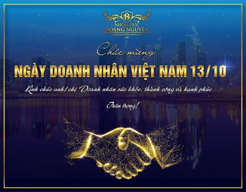Nhôm đúc Hoàng Nguyễn chúc mừng Ngày Doanh Nhân Việt Nam 13/10!