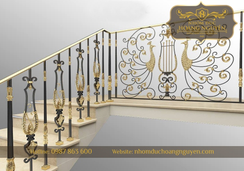 Các yếu tố tạo nên tính thẩm mỹ ấn tượng cho cầu thang nhôm đúc Hoàng Nguyễn