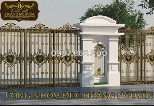4 điểm cộng cực lớn của cổng nhôm đúc đẹp Hoàng Nguyễn