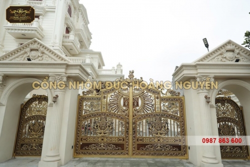 Đơn vị nào lắp đặt cổng nhôm đúc tại Hà Nội