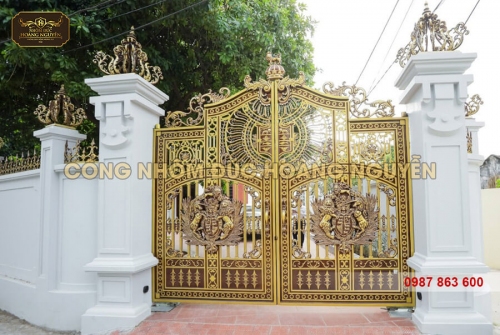 Nơi sản xuất cổng nhôm đúc tại Hà Nội 