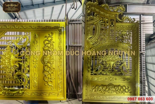 Thi công lắp đặt cửa cổng nhôm đúc cùng nhôm đúc Hoàng Nguyễn