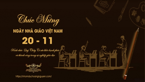 Nhôm đúc Hoàng Nguyễn chúc mừng ngày Nhà Giáo Việt Nam 20/11