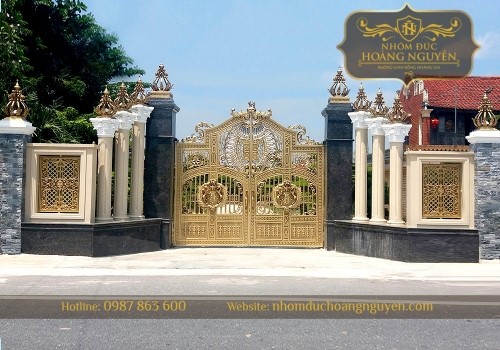 Cổng nhôm đúc Hà Nội do Hoàng Nguyễn cung cấp có gì hấp dẫn?