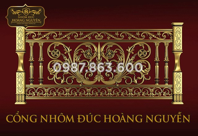 Báo giá ban công hợp kim nhôm đúc đẹp tại Hoàng Nguyễn
