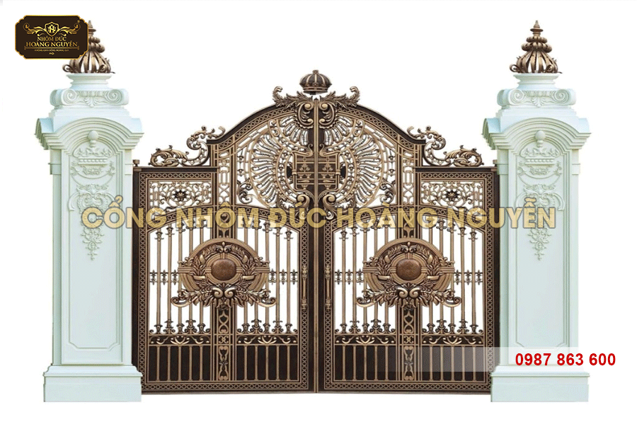 2 phong cách thiết kế cổng biệt thự trường tồn cùng thời gian