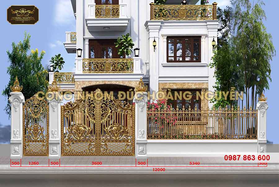 Cổng biệt thự đẹp tại Hà Nội - Tổng hợp dự án tiêu biểu