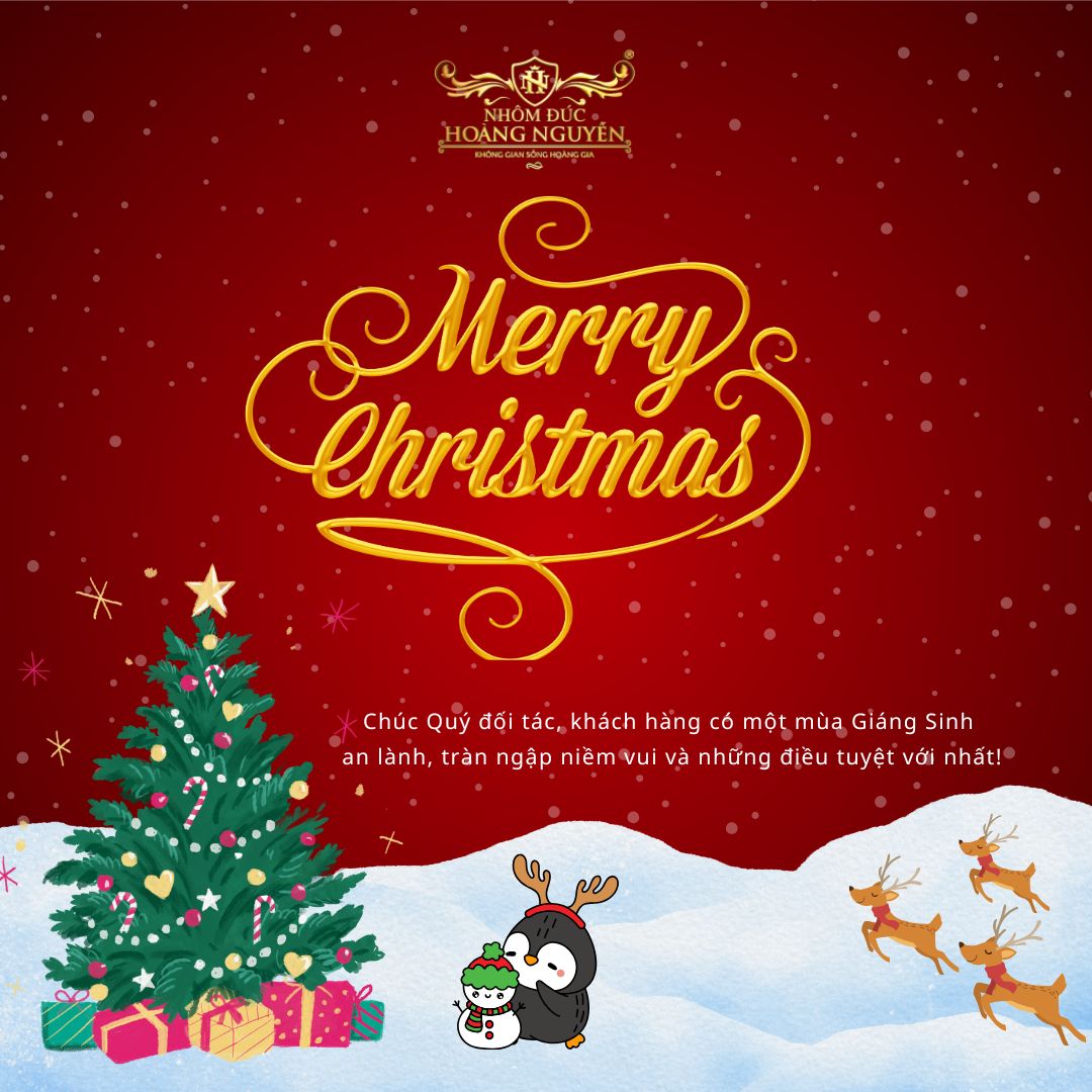 Nhôm đúc Merry Christmas